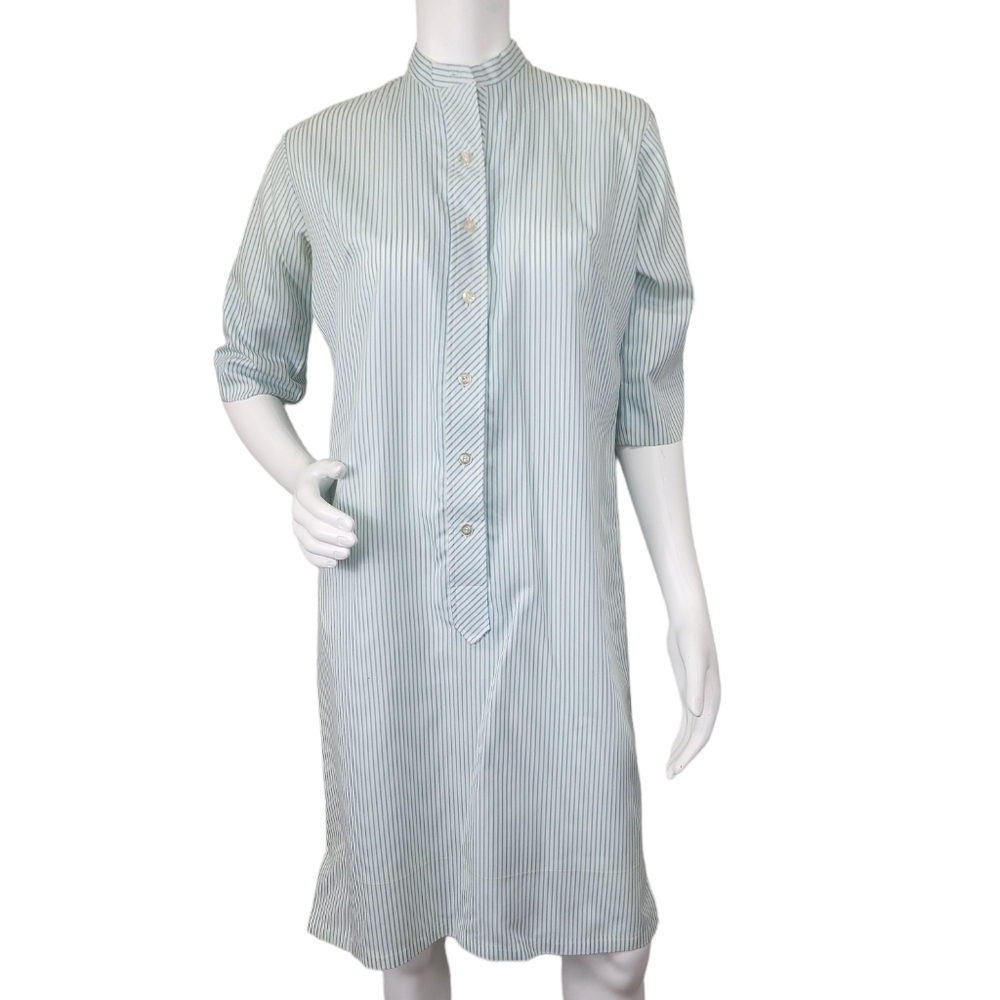 Vintage Serbin of Florida by Muriel Ryan Striped Shirt Dress Size L